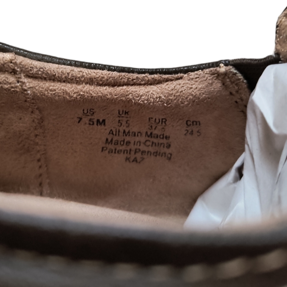 Naturalizer Kaz Round Toe Brown Slip On Loafer Size 7.5 - Picture 9 of 9